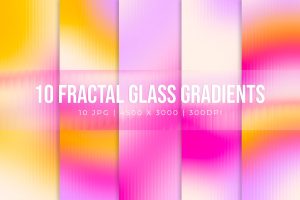 10 Fractal Glass Gradients #12