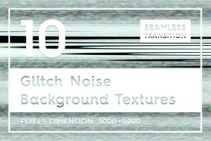 10 Glitch Noise Textures