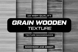 10 Grain Wooden Texture Background