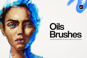 10 Oil Brushes | Procreate