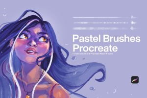 10 Pastel Brushes Procreate