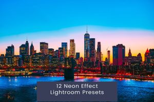 12 Neon Effect Lightroom Presets