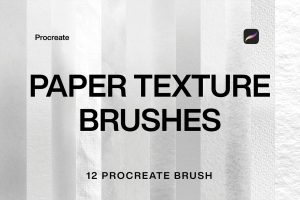 12 Paper Texture Brushes Procreate
