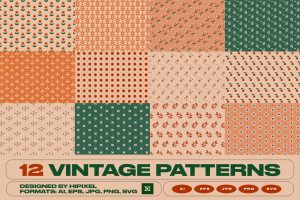 12 Vintage Pattern