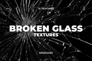 15 Broken Glass Textures