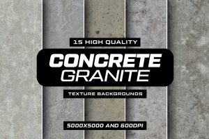 15 Concrete Granite Texture Background
