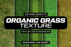 15 Organic Grass Texture Pack