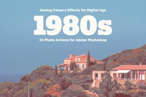 1980s Photo Actions for Adobe Photoshop