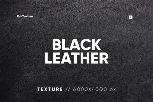20 Black Leather Textures HQ