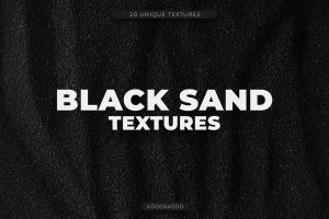 20 Black Sand Textures