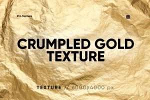 20 Crumpled Gold Texture