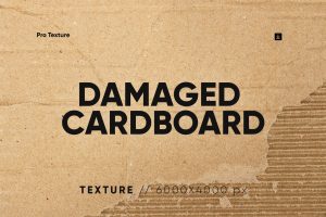 20 Damaged Cardboard Textures