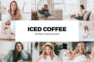 20 Iced Coffee Lightroom Presets & LUTs