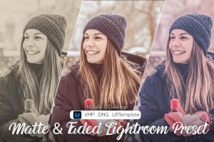 20 Matte & Faded Lightroom Presets