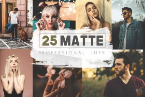 25 Matte LUTs and Presets Pack