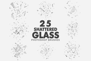 25 Shattered Glass Brushes