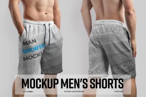2 Mockups Athletic Shorts Man