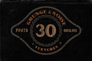 30 Noise or Grunge Overlay Textures