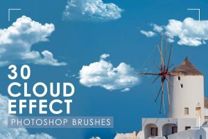 30 Realistic Cloud Photoshop Brushes