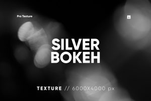 30 Silver Bokeh Overlay HQ