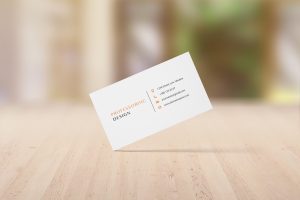 3.5×2” Business Card Mockup