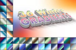 36 Winter Photoshop Gradients