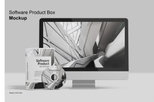 3 Psd Software Box – Mockup Vol. 3