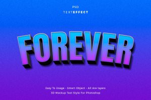 3D Editable Text Effect