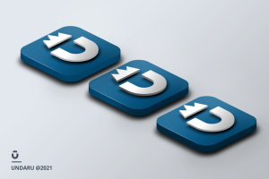 3D icon app logo mockup