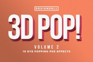 3D POP! Photoshop Effects Vol. 2