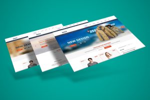 3D Web Presentation Mockup (V3)
