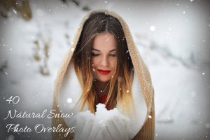 40 Natural Snow Photo Overlays