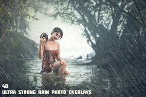 40 Ultra Strong Rain Photo Overlays