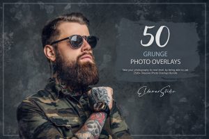 50 Grunge Photo Overlays