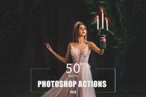 50 Matte Photoshop Actions