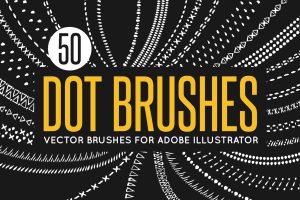 50 Vector Dot Brushes
