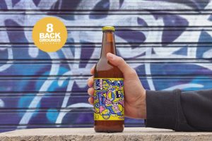 50cl Beer Bottle Mockup