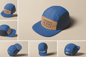 5 Panel Hat Mockup