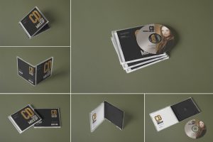 6 CD Cover Mockups