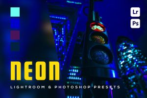 6 Neon Lightroom and Photoshop Presets