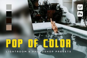 6 Pop of Color Lightroom and Photoshop Presets