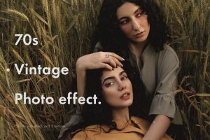 70s Vintage Photo Effect