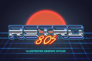80s Retro Illustrator Styles