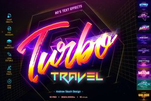 80’s Retro Text Effects vol.2