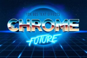 80s Text Effect V3