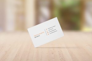 85×55 Business Card Mockup – Set 3