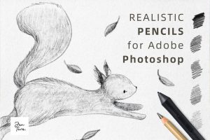 8 Realistic Graphic Pencils – PS