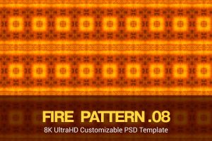 8K UltraHD Seamless Fire Pattern Background