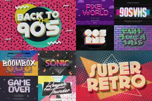 90s Text Effects