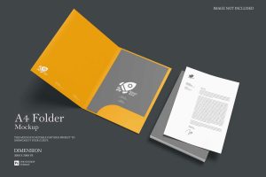 A4 Folder – Mockup